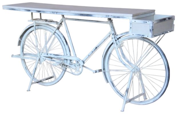 Jaipur Furniture WOW Range White Bar Cart-0