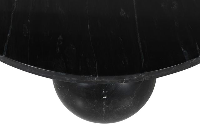 Meridian Furniture Spherical Black Marble Coffee Table-3