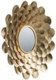 A & B Home Gold Mirrored Floral Wall Decor-0
