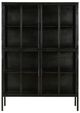 Dovetail Furniture Roman Antique Gunmetal Cabinet-1