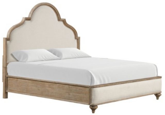 Furniture of America® Lyris Rustic Oak Queen Bed-0