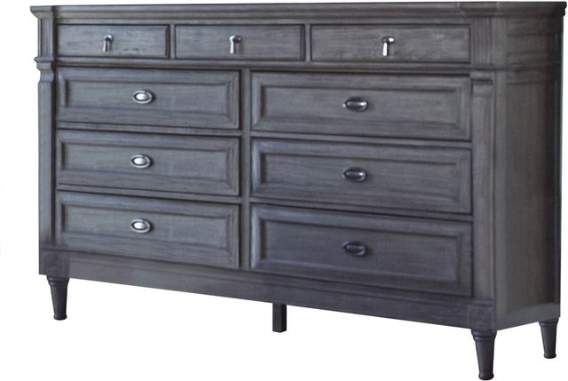 Coaster® Alderwood 5-Piece French Grey King Bedroom Set-2