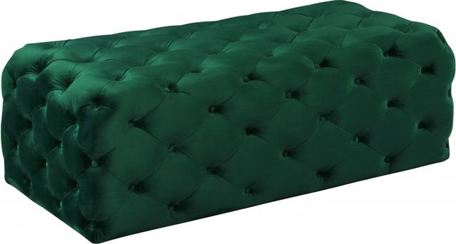 Meridian Furniture Casey Green Velvet Bench-0