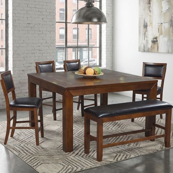 Winners Only® Franklin Brown Counter Dining Table-1