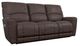 La-Z-Boy® Cassian Walnut Leather Power Reclining Sofa with Headrest-0