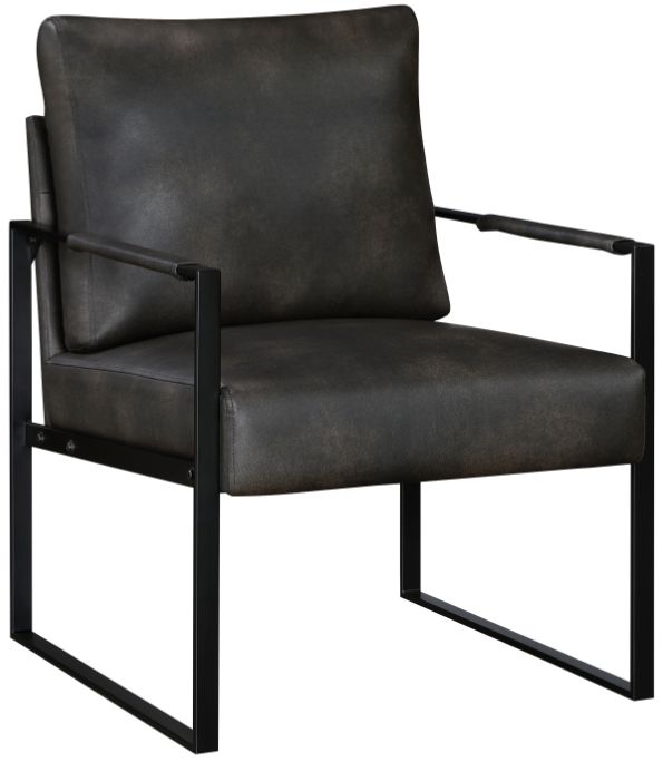 Homelegance® Trent Dark Dark Gray Accent Chair-0
