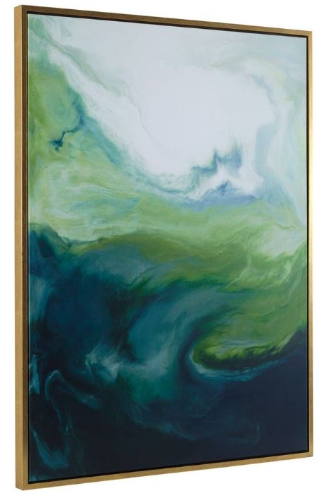 Uttermost® Corrie Lavelle Serene Green Framed Canvas-4