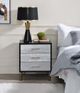 ACME Furniture Myles Black/Silver Nightstand-1