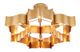 Currey & Company Grand Lotus Antique Gold Leaf Large Chandelier-2