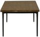 Nest Home Collections Chloe Antique Natural Coffee Table with Black Base-4