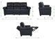 La-Z-Boy® Clybourn Oat Power Reclining Sofa with Headrest-2