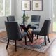 Powell® Auden 5-Piece Espresso/Gray Dining Table Set -4