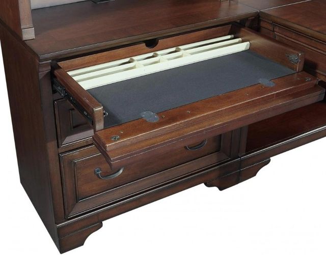 aspenhome® Richmond Brown Burgundy 32" File Cabinet-2