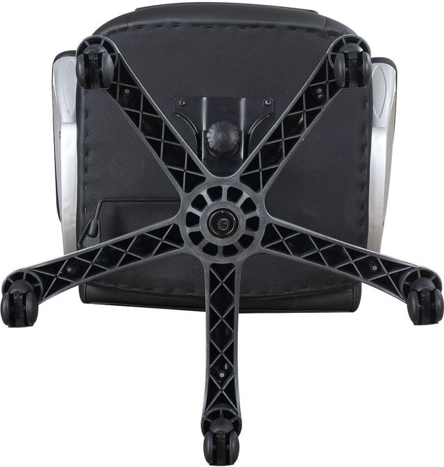 Coaster® Bruce Black/Silver Adjustable Height Office Chair-2