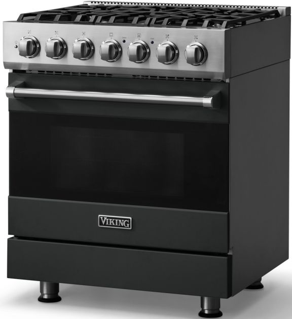 Viking® 3 Series 30" Antique Bronze Pro Style Dual Fuel Range-3