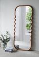 A & B Home Brown Floor Mirror-3