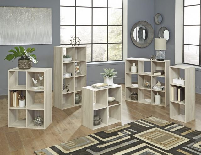 Signature Design by Ashley® Socalle Natural Nine Cube Organizer-2