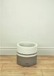 Le Present Cylinder White 11" Planter-5