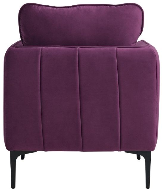 Elements International Rae Purple Accent Chair-4