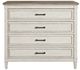 Bassett® Furniture Bella Aged Whitestone 4-Drawer Chest-1