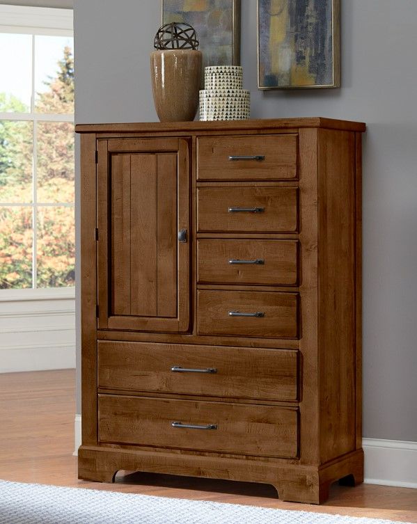 Artisan & Post by Vaughan-Bassett Cool Rustic Amber Standing Chest-1