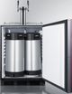 Summit® Commercial Series 5.5 Cu. Ft. Panel Ready Beer Cooler/Kegerator-3