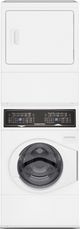 Speed Queen® SF7 White Gas Stack Laundry, 3.5 Cu. Ft. Washer, 7.0 Cu. Ft. Dryer-0