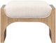 Modus Furniture Brentwood Brioche Upholstered Ottoman-1