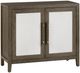 Crestview Collection Finn Brown 2-Door Rattan Cabinet-3