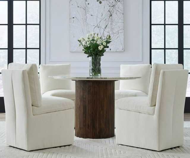 Liberty Furniture Ivory Pillowtop Dining Side Chair-1