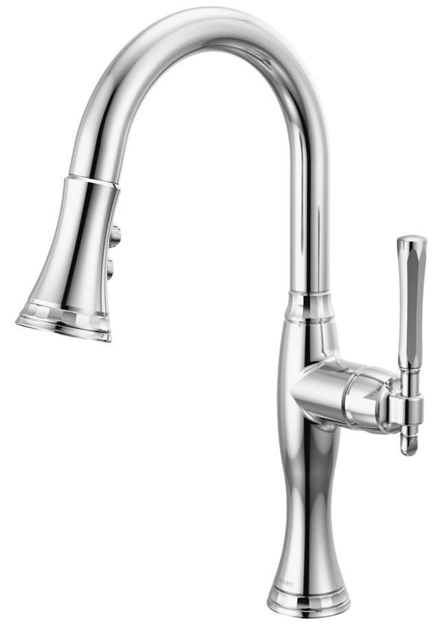 Brizo Tulham® Polished Chrome Pull-Down Prep Kitchen Faucet-0