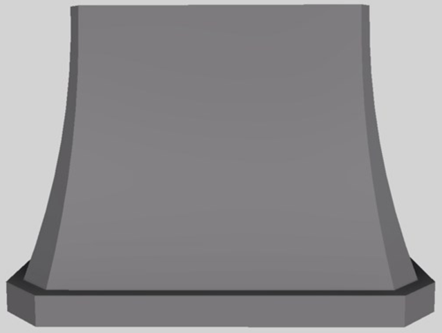 Vent-A-Hood® Designer Series 42" Gunsmoke Island Range Hood-0