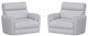 Parker House® Radius 2-Piece XL Mineral Extra Wide Power Glider Recliner Set-0