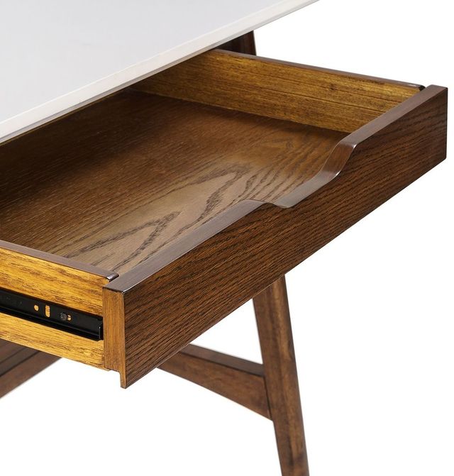 Olliix by Madison Park White/Pecan Parker Desk-2