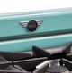Unique Classic Retro 30" Ocean Mist Turquoise Slide-In Gas Range-2