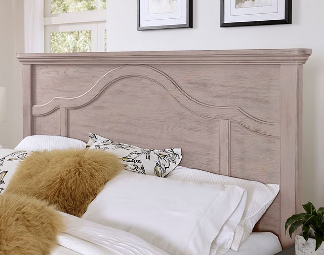 Vaughan-Bassett Bungalow Dover Grey Queen Mantel Bed-1