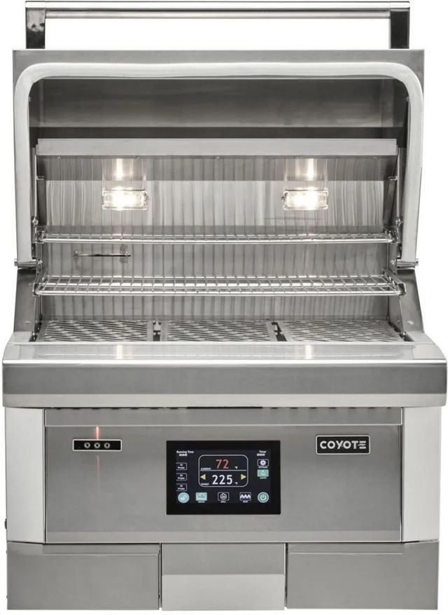 Coyote® 28" Built-In Pellet Stainless Steel Grill-6