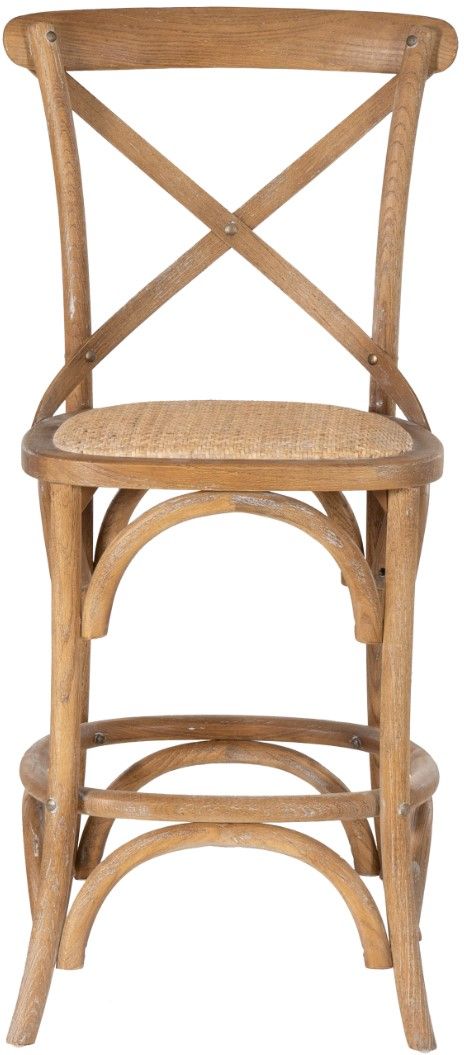 Linon Hyde Gray Wash Counter Stool-3