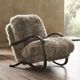 Four Hands Tobin Taupe Mongolian Fur Accent Chair-1