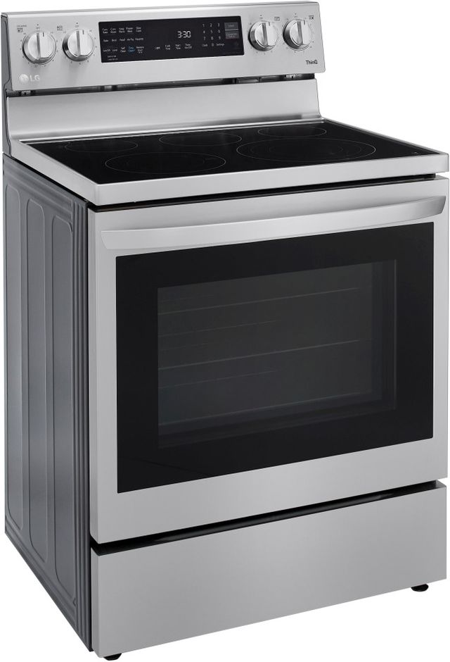 LG 30" PrintProof™ Stainless Steel Freestanding Electric Range-2