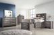 Elements International Emily Gray Twin Storage Bed-1
