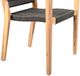 Armen Living Madsen Outdoor Charcoal Dining Chairs-2