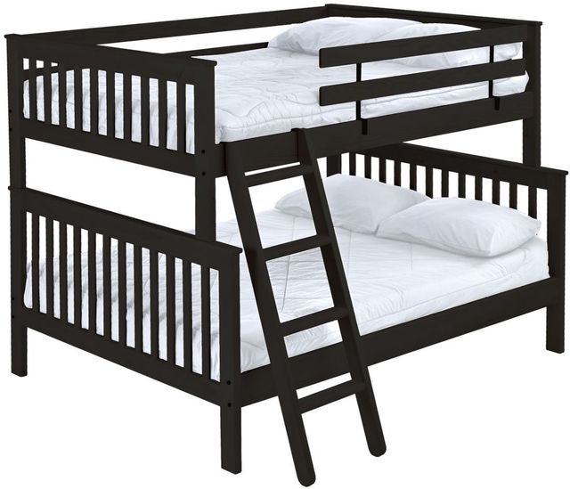 Crate Designs™ Furniture Espresso Full XL/Queen Mission Bunk Bed-0