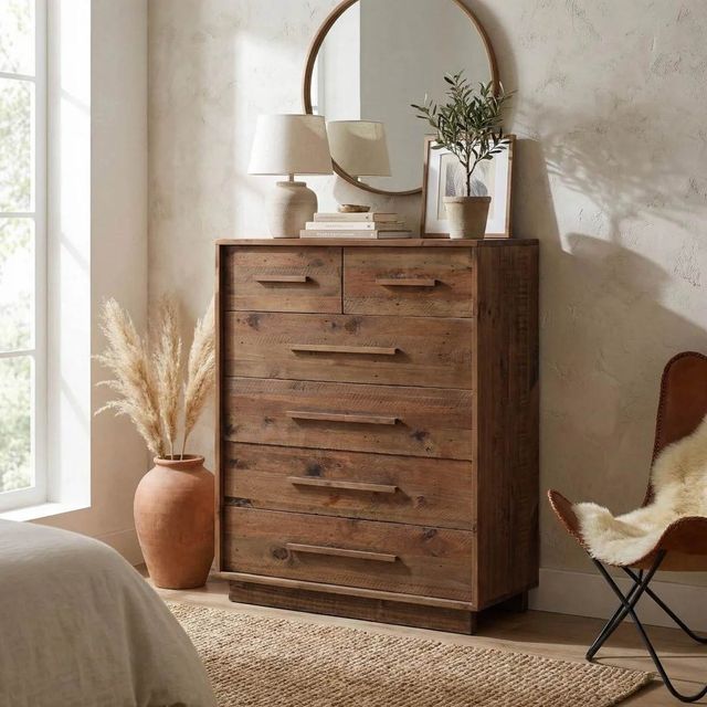 LH Home Nevada Dark Driftwood Chest-1