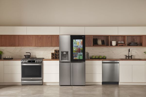 LG 36 in. 27.1 Cu. Ft. PrintProof™ Stainless Steel Side-by-Side Refrigerator with Craft Ice™