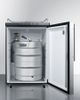 Summit® 5.6 Cu. Ft. Stainless Steel Beer Cooler/Kegerator-3