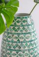A & B Home Green Capiz Vase-3