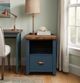 Legends Home Nantucket Blue Denim/Whiskey File Cabinet-1