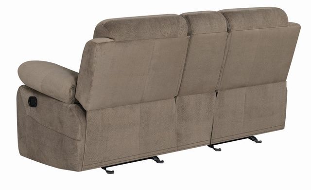 Coaster® Myleene Mocha Double Gliding Loveseat-1