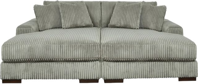 Signature Design by Ashley® Lindyn 2-Piece Fog Small Spaced Sectional and Super Chaise-0